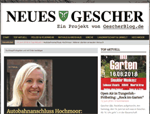 Tablet Screenshot of gescherblog.de